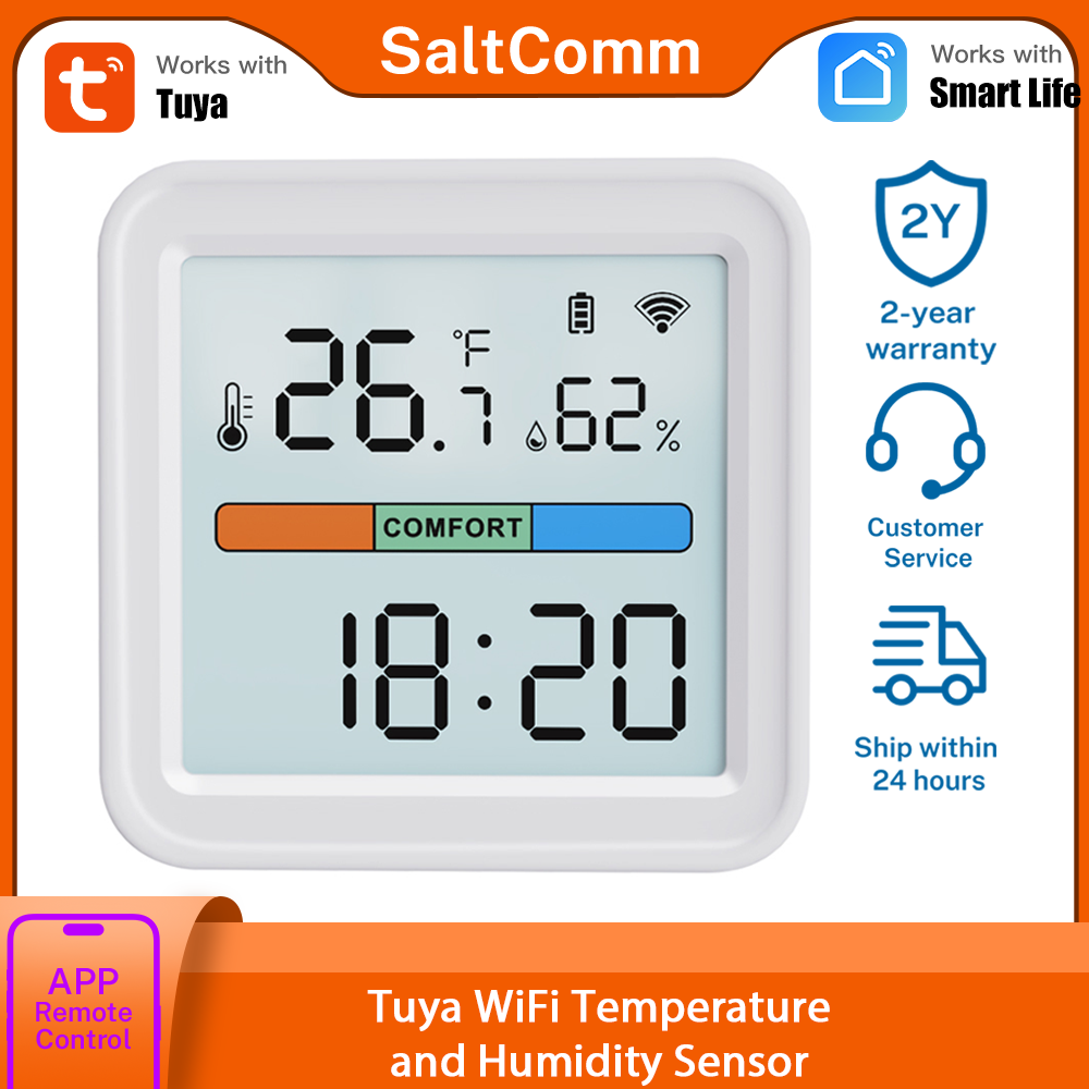 Smart Home Google - Czujnik temperatury i wilgotności Tuya New