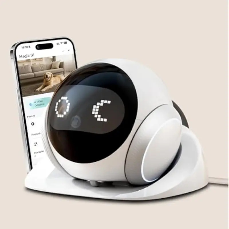 Smart Home Remote - Przenośny wewnętrzny robot-kamera dla zwierząt z