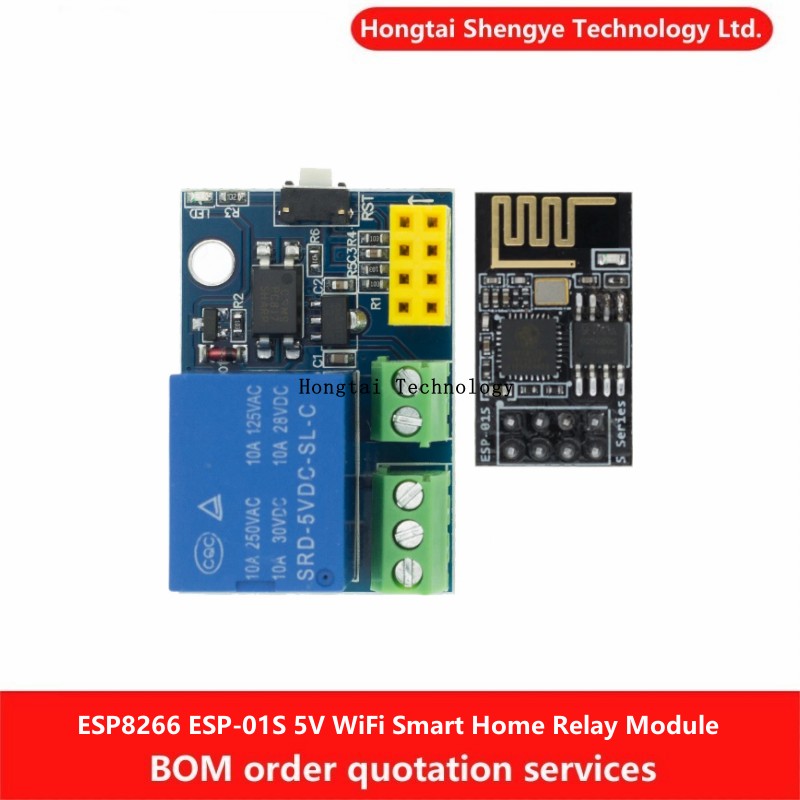 Smart Home Esp8266 - Moduł przekaźnikowy WiFi ESP8266 ESP-01S 5V,