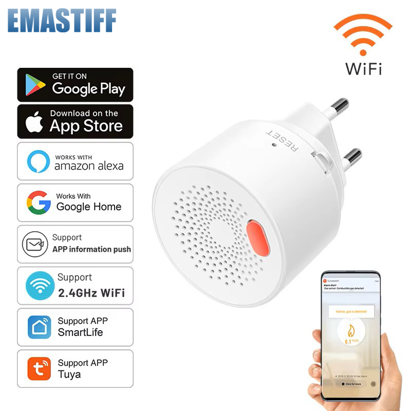 Smart Home Europe - Czujnik gazu ziemnego Tuya Smart Home