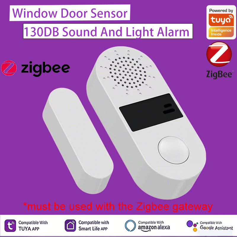 Smart Home Gadgets - Czujnik otwarcia drzwi/okien Tuya Zigbee, bezprzewodowy,