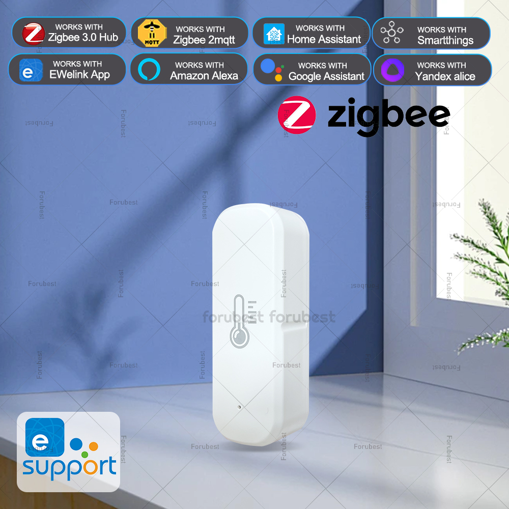 Smart Home News - Czujnik temperatury i wilgotności ZigBee Inteligentny