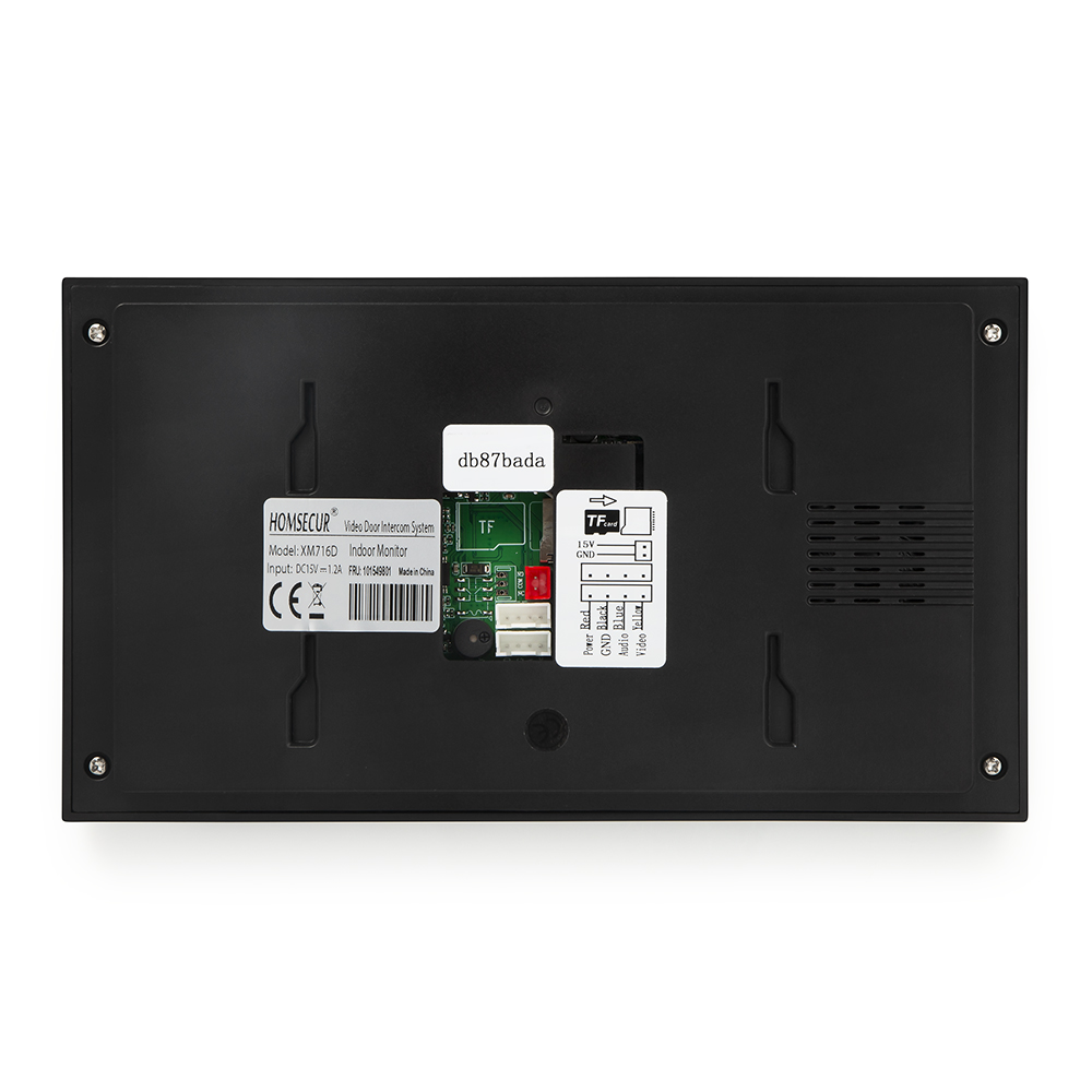 Monitor wewnętrzny HOMSECUR XM – Video Doorbell recenzja i cena