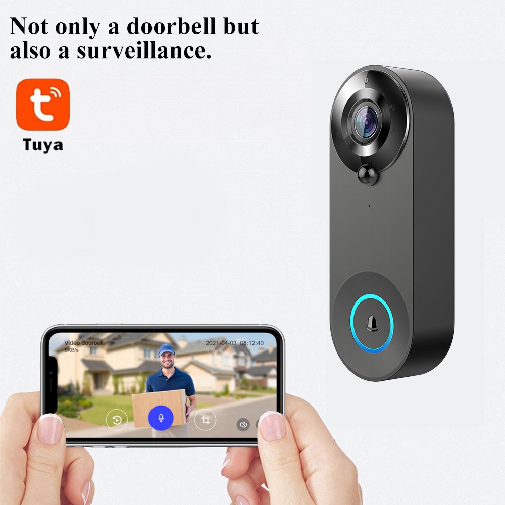 Tuya Bezprzewodowy Dzwonek do  – Smart Home Video Doorbell Enhanced Security With Smart Doorbell recenzja i cena