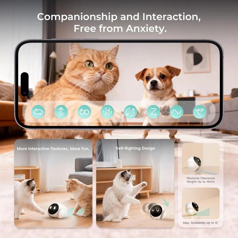 Przenośny wewnętrzny robot-kam – Smart Home Remote recenzja i cena