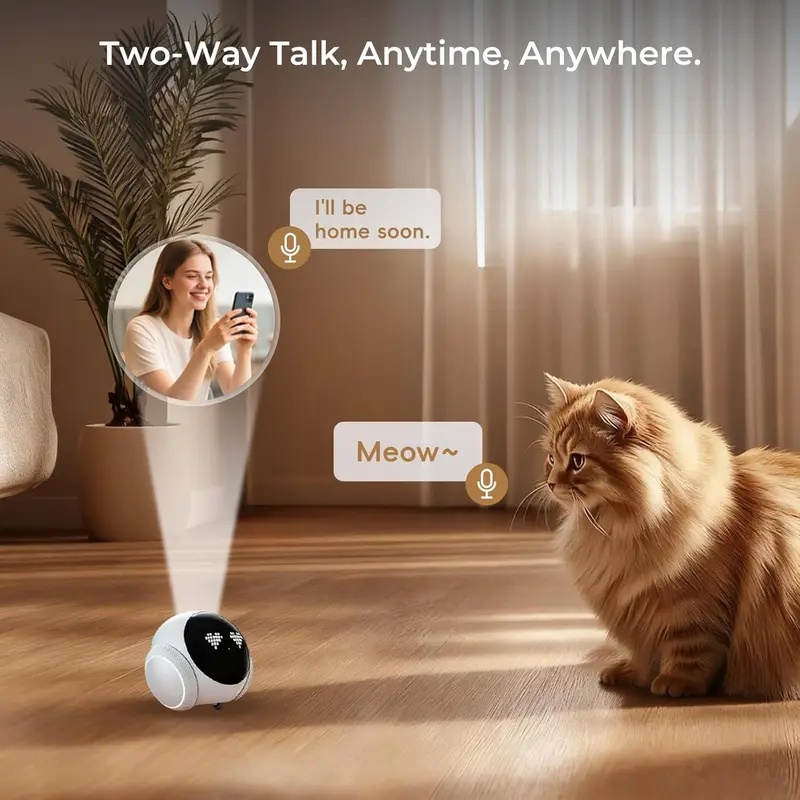 Przenośny wewnętrzny robot-kam – Smart Home Remote recenzja i cena