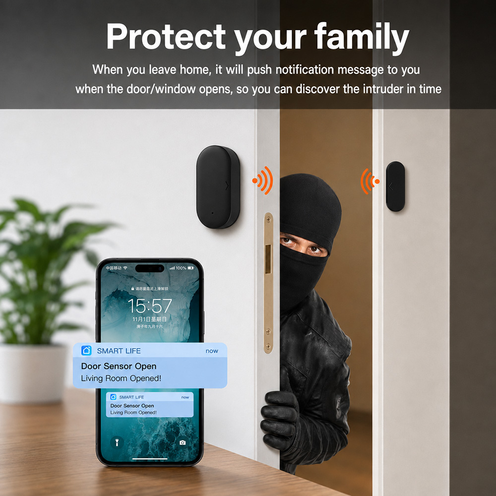 Czujnik otwarcia drzwi/okien T – Smart Home News recenzja i cena