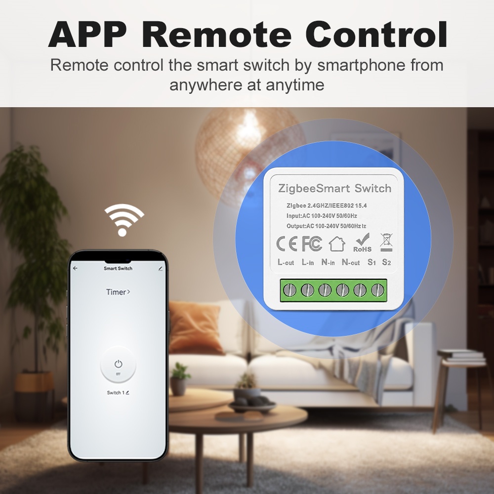 Moduł przełącznika Manhot ZigB – Smart Home Google recenzja i cena