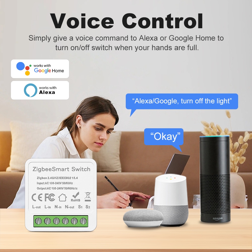 Moduł przełącznika Manhot ZigB – Smart Home Google recenzja i cena