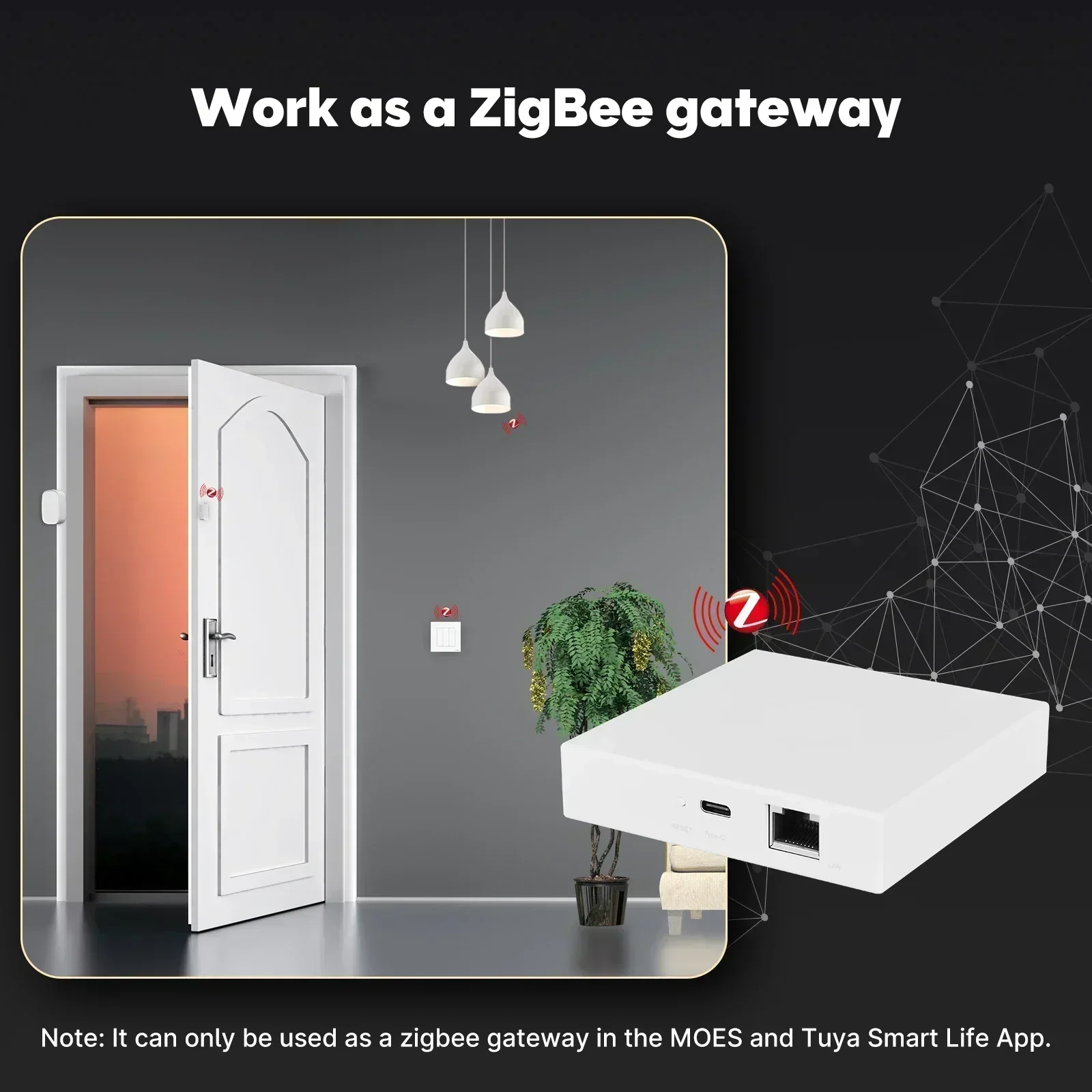 MOES Tuya Zigbee Matter Thread – Smart Home Gira recenzja i cena