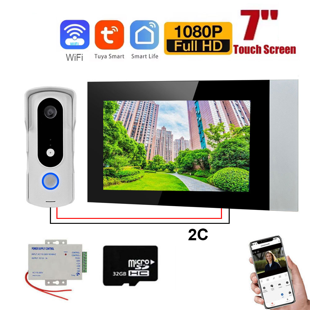 2-przewodowy inteligentny dom  – Smart Home Video Doorbell Enhanced Security With Smart Doorbell recenzja i cena