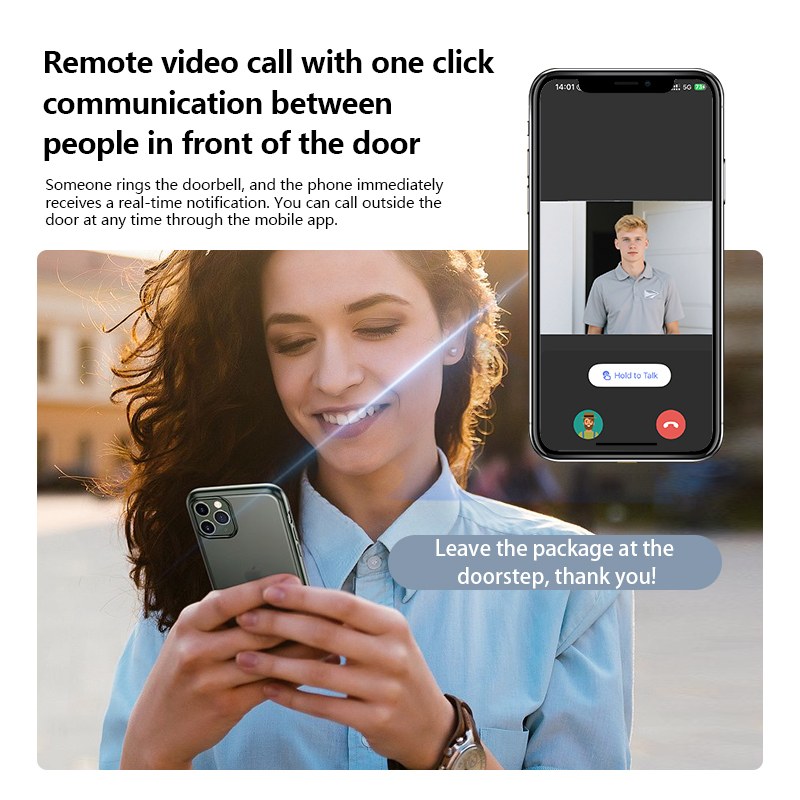 Inteligentny wideodomofon, bez – Smart Home Video Doorbell recenzja i cena