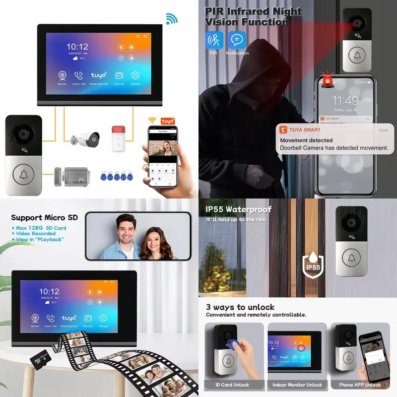 【CHIMU HOME】 Nowy wideodomofon – Smart Home Video Doorbell recenzja i cena