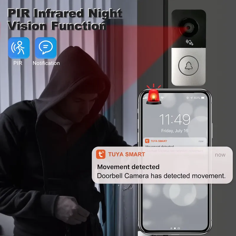 【CHIMU HOME】 Nowy wideodomofon – Smart Home Video Doorbell recenzja i cena