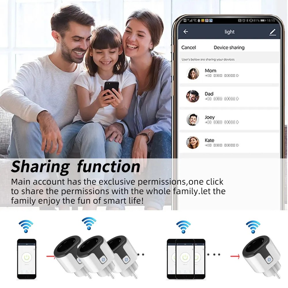 Inteligentna wtyczka WiFi EU w – Smart Home Energy Monitor recenzja i cena