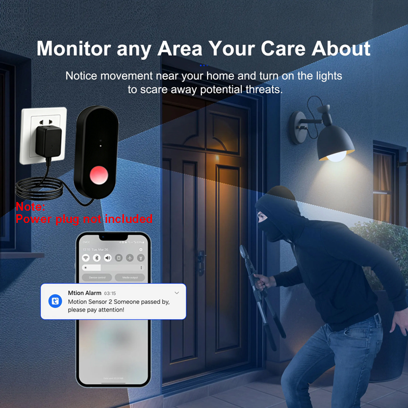 Czujnik ruchu Tuya WiFi PIR, d – Smart Home Energy Monitor recenzja i cena