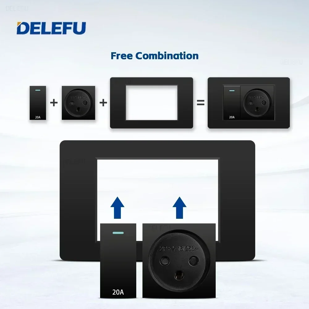 DELEFU Black Retardant PC Isra – Smart Home Europe recenzja i cena