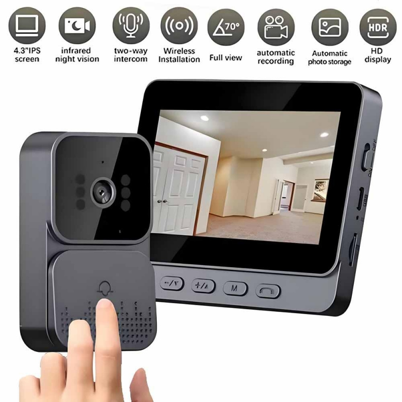Inteligentny dzwonek do drzwi  – Smart Home Video Doorbell Enhanced Security With Smart Doorbell recenzja i cena