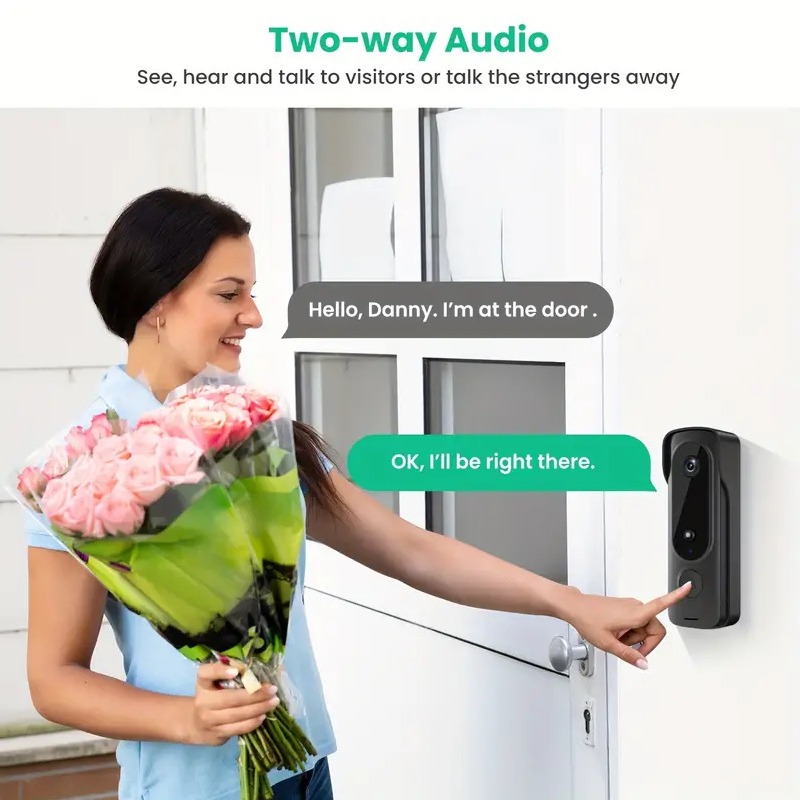 Zewnętrzny bezprzewodowy dzwon – Smart Home Video Doorbell recenzja i cena