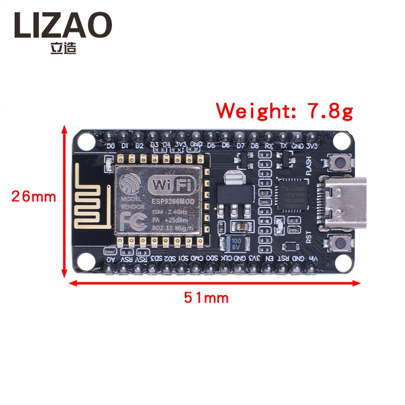 Płytka rozwojowa LIZAO CP2102  – Smart Home Esp8266 recenzja i cena