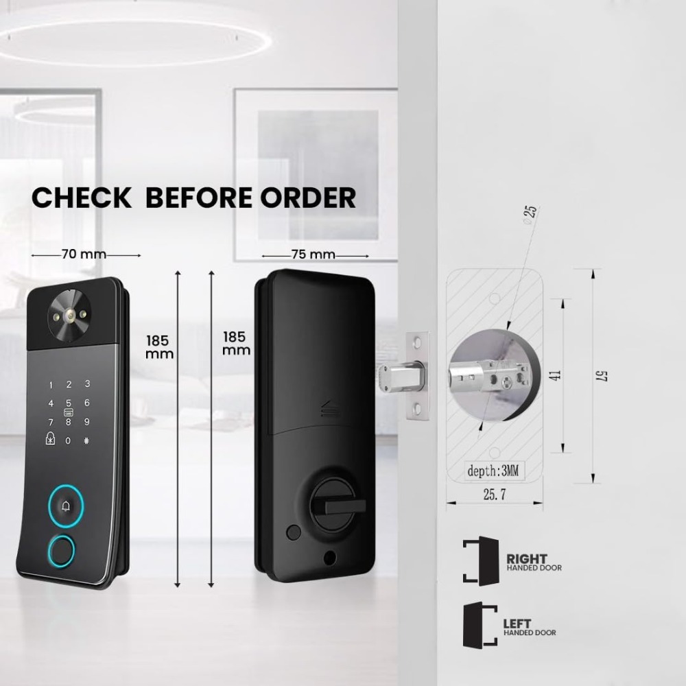 Inteligentny zamek do drzwi z  – Video Doorbell recenzja i cena