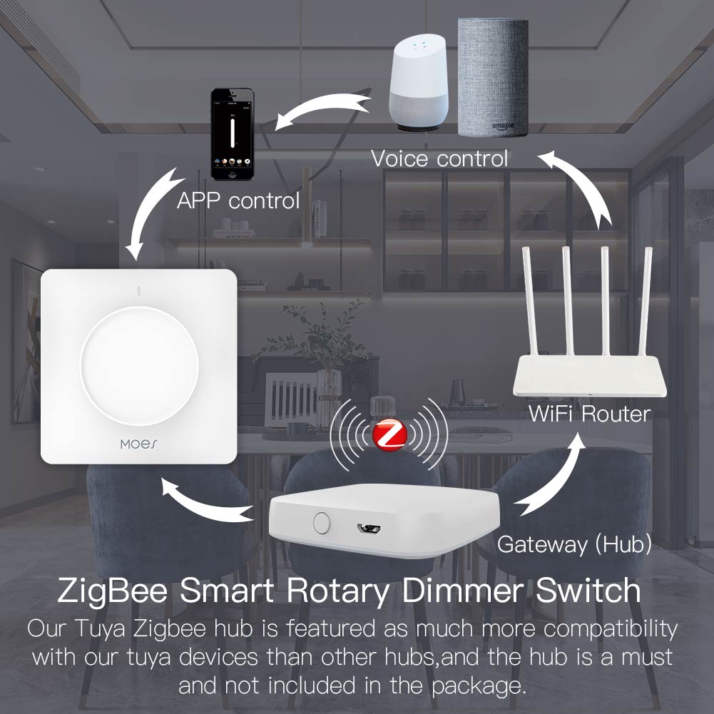 Inteligentny, obrotowy ściemni – Smart Home Google recenzja i cena