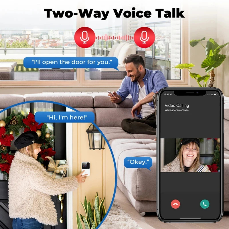 Inteligentny dzwonek do drzwi  – Smart Home Video Doorbell recenzja i cena