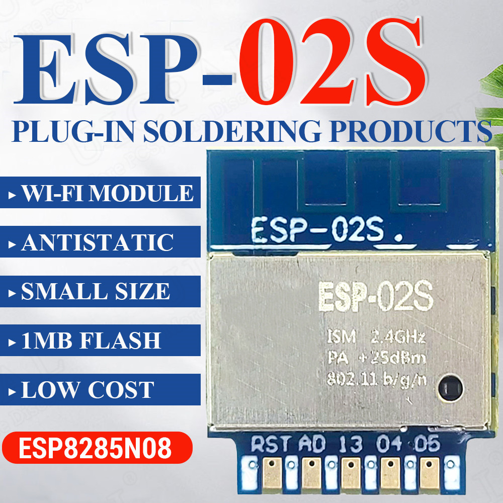 ESP-02S szeregowy bezprzewodow – Smart Home Esp8266 recenzja i cena
