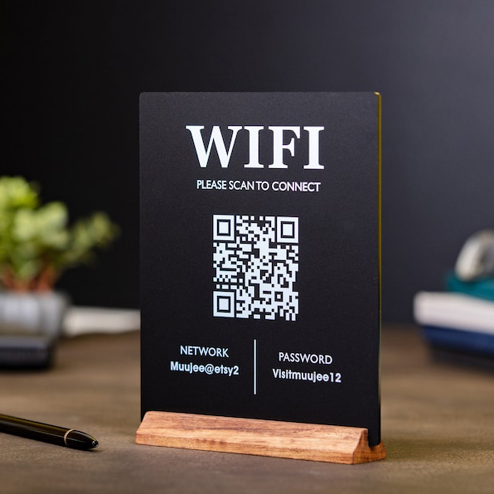 Wyprzedaż! Akrylowy znak z kod – Airbnb Smart Home recenzja i cena