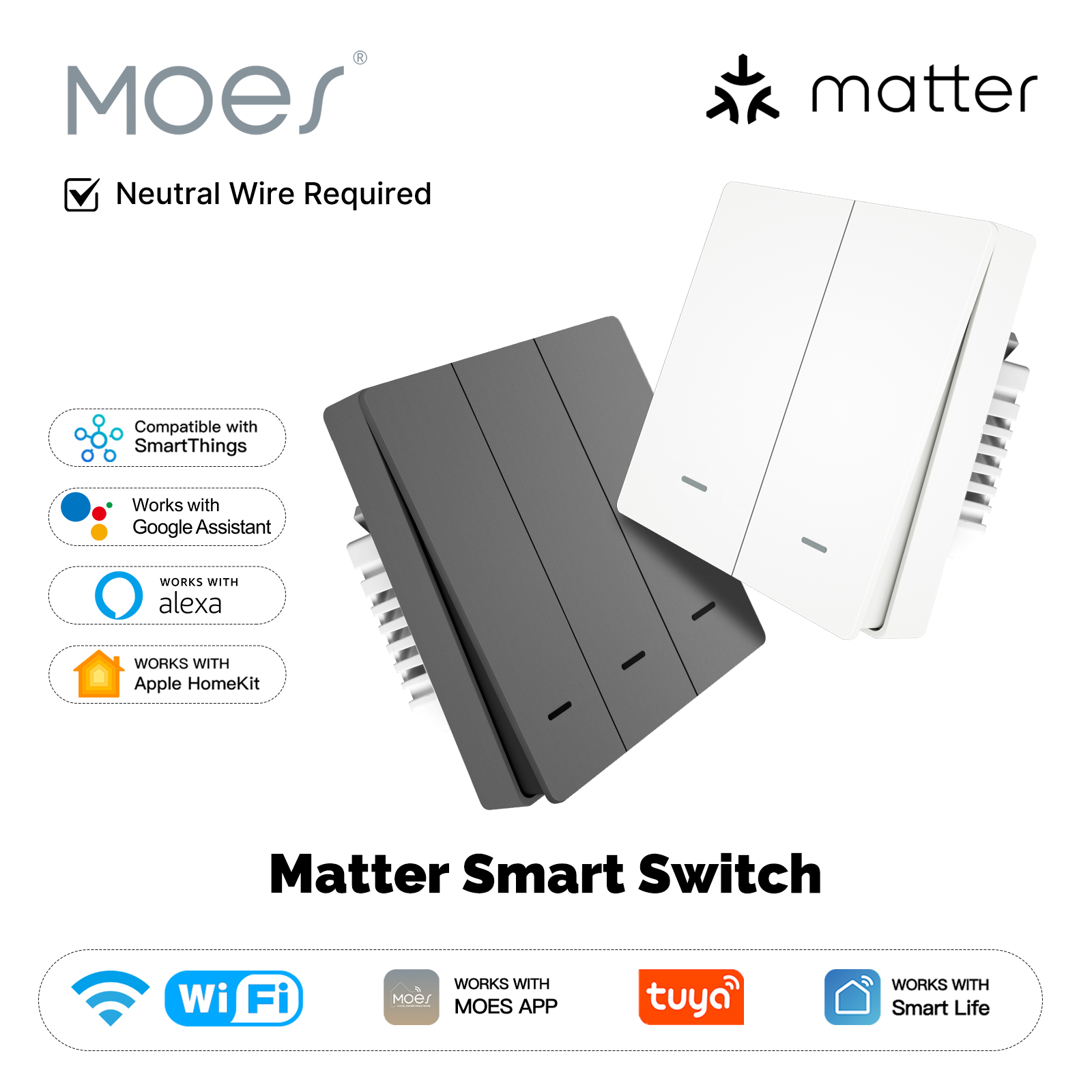 MOES Matter Tuya WiFi intelige – Smart Home Assistant recenzja i cena