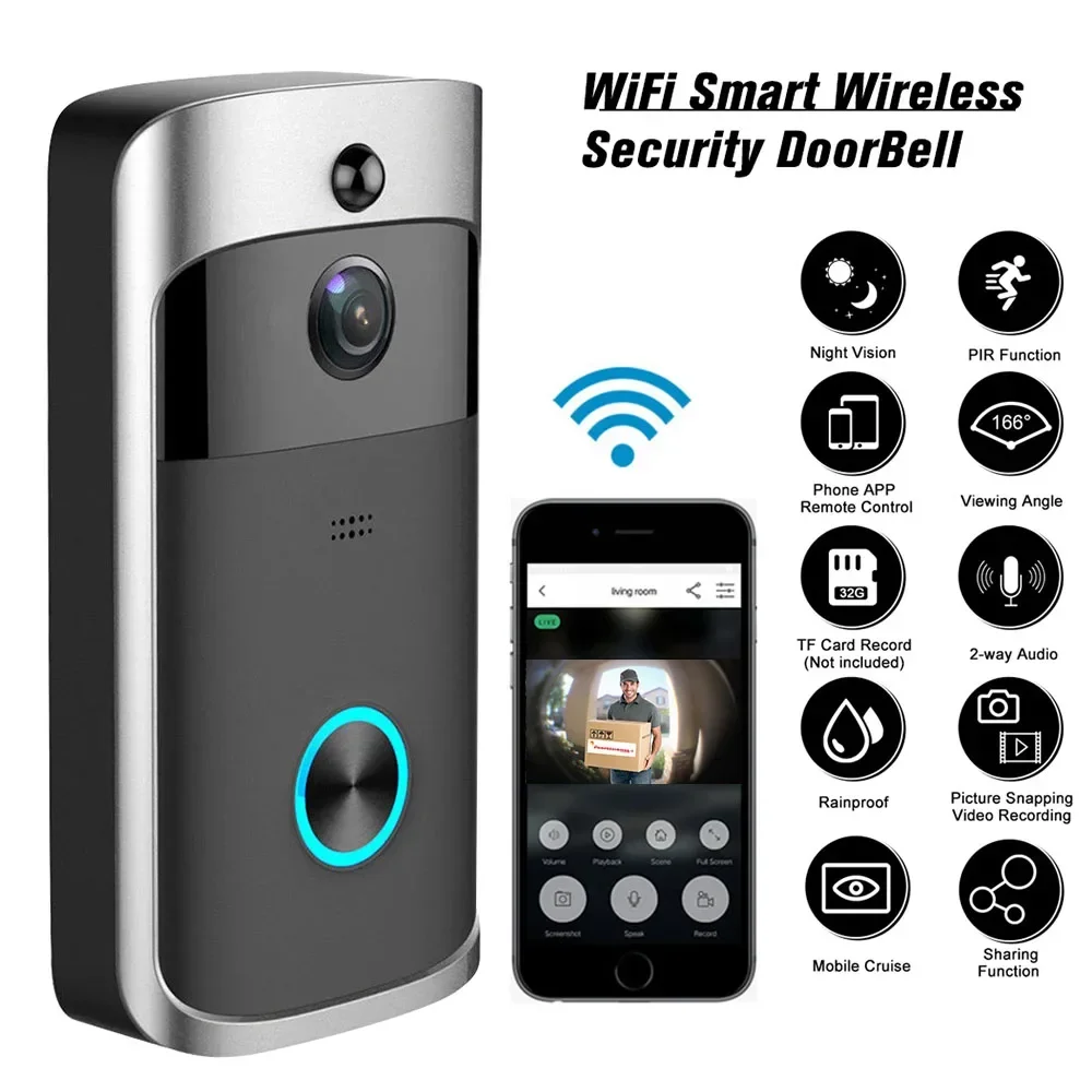 Inteligentny dzwonek do drzwi  – Smart Home Video Doorbell Enhanced Security With Smart Doorbell recenzja i cena