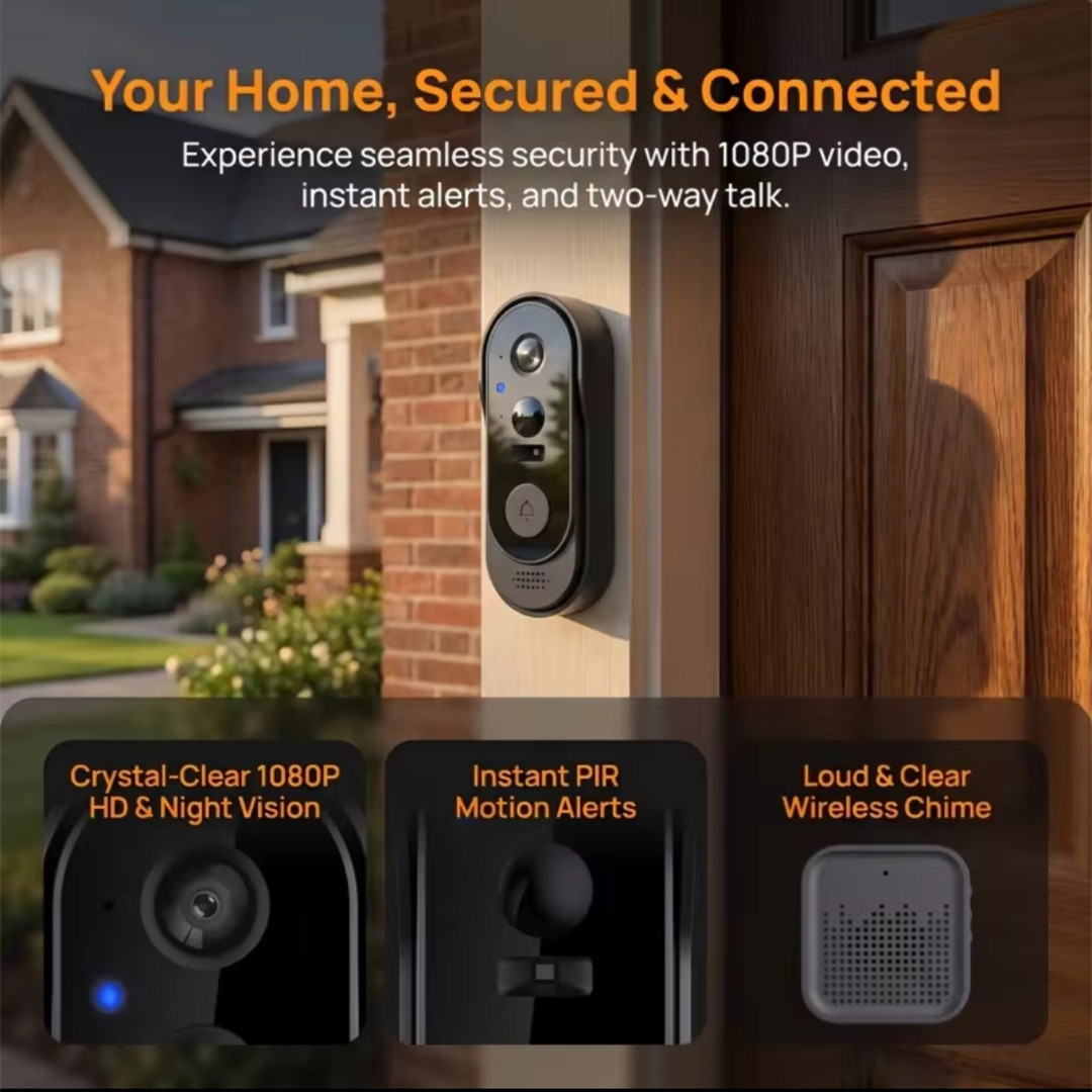 Inteligentny wideodomofon Tuya – Smart Home Video Doorbell recenzja i cena