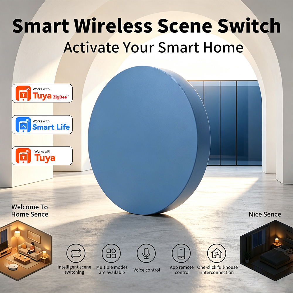 Przycisk Zigbee Smart Scene ko – Smart Home Google recenzja i cena