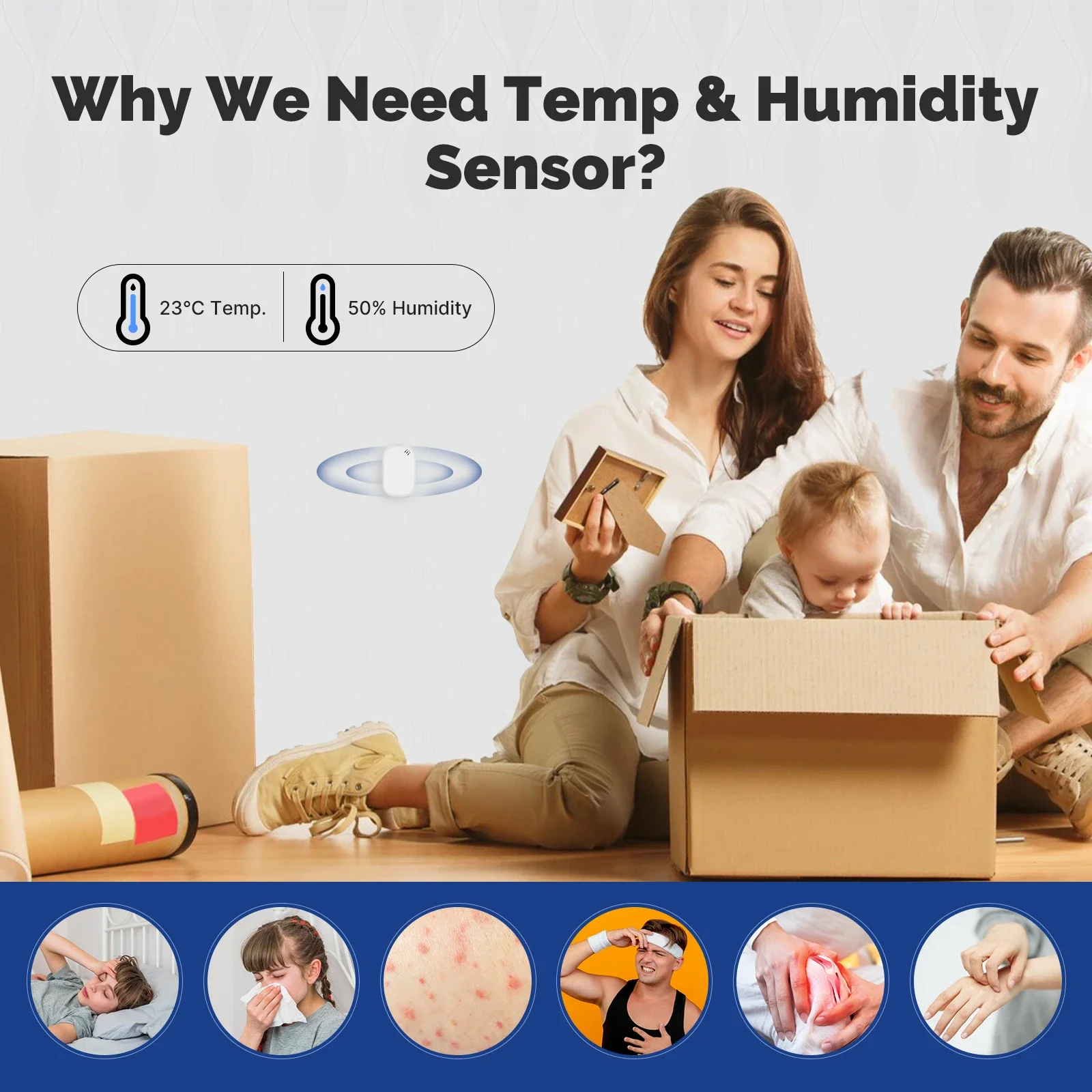 Czujnik temperatury i wilgotno – Smart Home Energy Monitor recenzja i cena