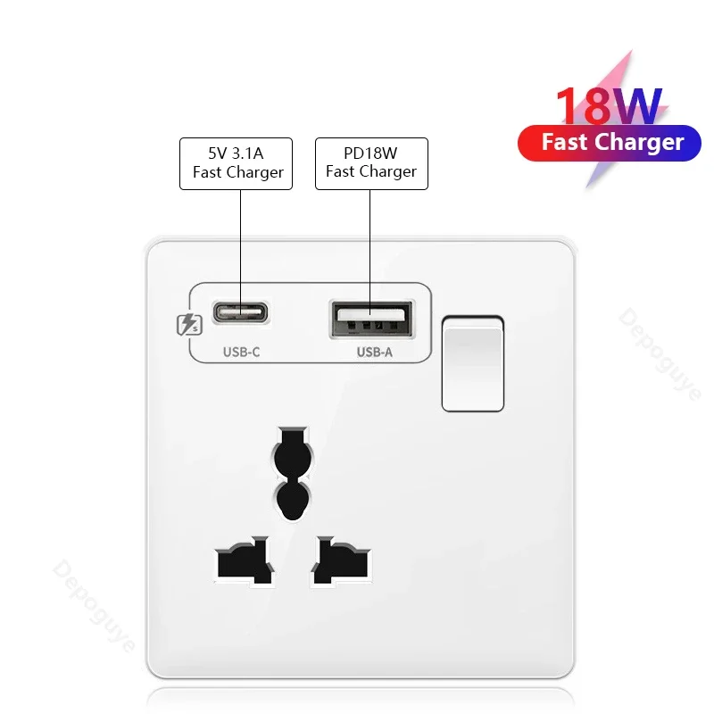 Uniwersalne 5-pinowe podwójne  – Smart Home Europe recenzja i cena