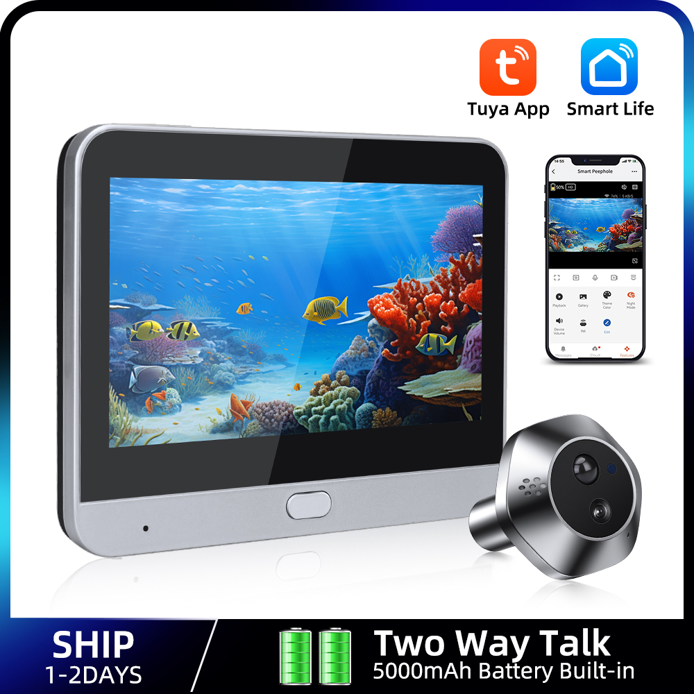 1080P WiFi wizjer Tuya intelig – Smart Home Video Doorbell Enhanced Security With Smart Doorbell recenzja i cena