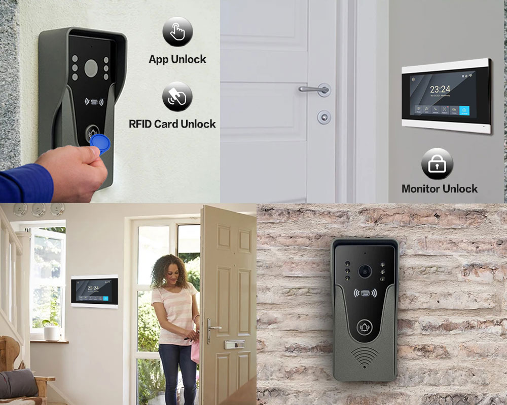 Tuya 1080P 7-calowy kolorowy e – Smart Home Video Doorbell recenzja i cena