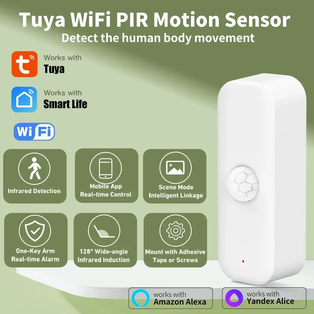 Tuya WiFI Czujnik ruchu PIR In – Smart Home Assistant recenzja i cena
