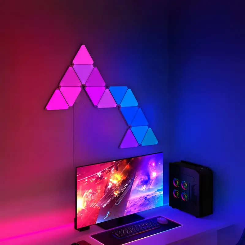 Banqcn Trójkątne LED-owe Lampy – Smart Home Google recenzja i cena
