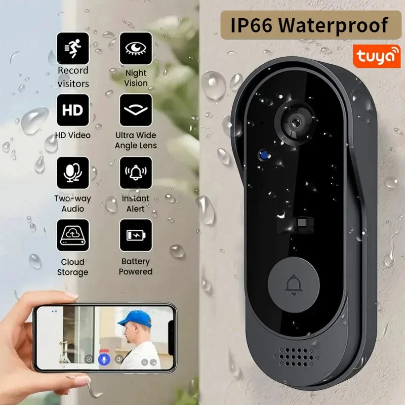 Inteligentny wideodomofon WiFi – Smart Home Video Doorbell Enhanced Security With Smart Doorbell recenzja i cena